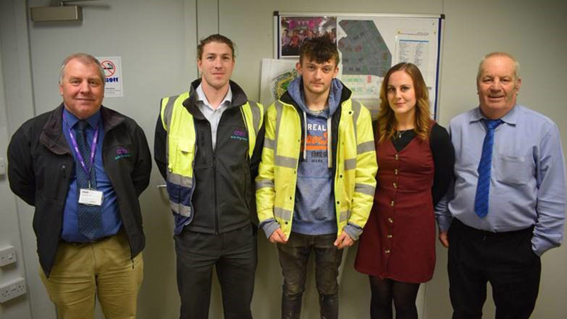 Morganstone hosts work placement from Pembrokeshire Youth