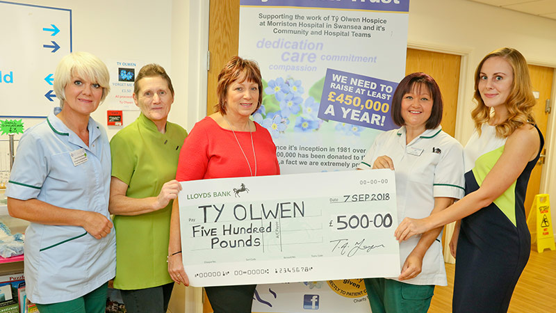 Morganstone are happy to support Ty Olwen Hospice