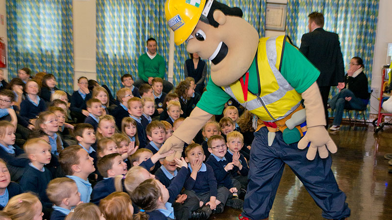 Morganstone - Morganstone Visits Beddau School To Teach Pupils About Construction Site Safety