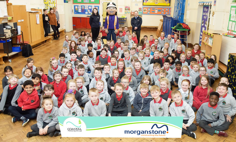 Morganstone - Swansea Pupils Learn About Building Site Safety