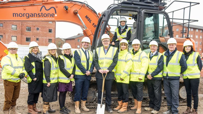 Morganstone - We Break Ground At Important Cardiff Bay Development