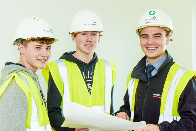 Morganstone - World Of Work Programme Lays Foundations For Careers In Construction For Llanelli Youngsters