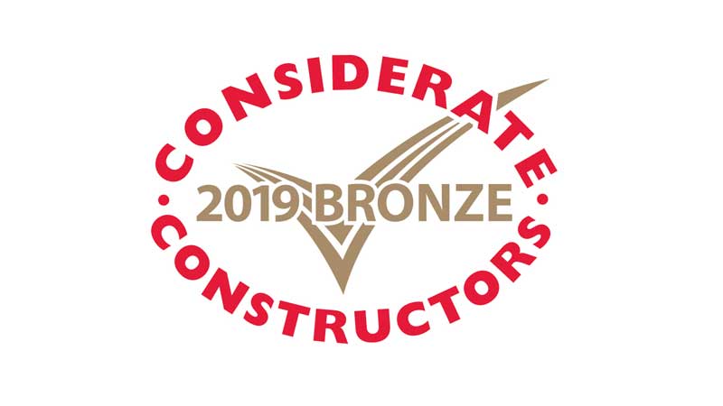 Morganstone - Considerate Constructors 2019 Bronze