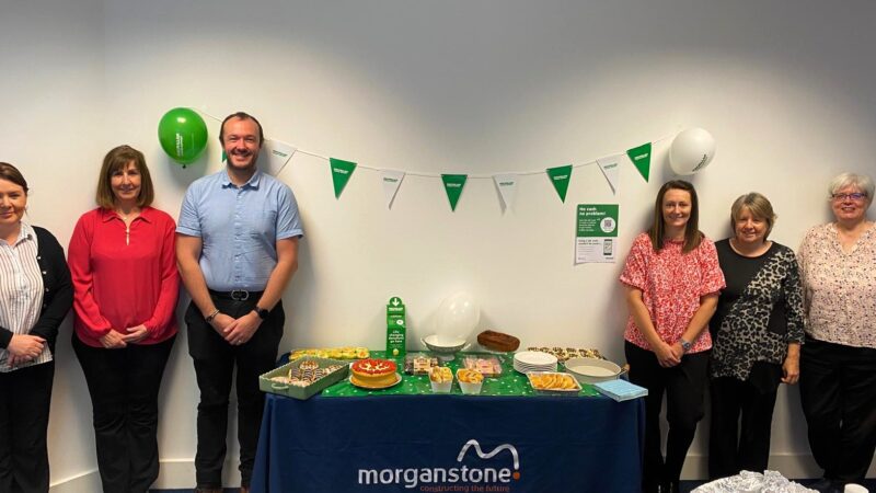 Macmillan Coffee Morning - Morganstone, a multi-disciplined construction company in Swansea, Wales